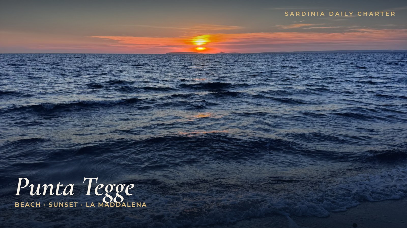 Sunset at Punta Tegge, one of the most breathtaking beaches in La Maddalena